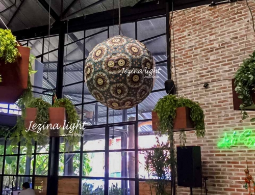Dekorasi Lampion untuk Restoran Bapak Mukti Denpasar