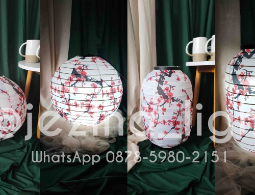 Lampion Gantung Aneka Motif – Motif Bunga – by Jezina Light