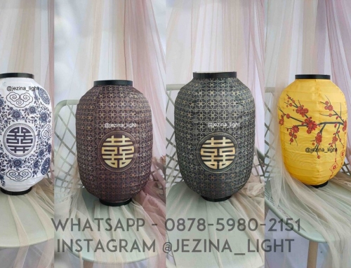 Lampion Gantung Motif Cetak Digital – By Jezina Light